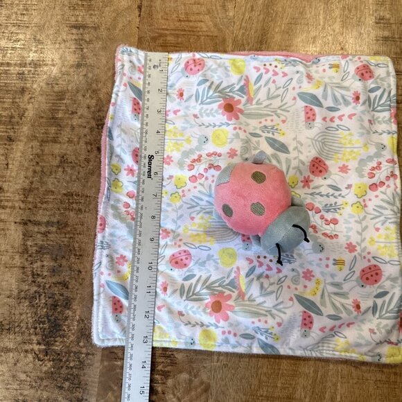 Carters Just One You Plush LADYBUG Security Blanket Lovey Floral #68080 Target - Picture 5 of 7